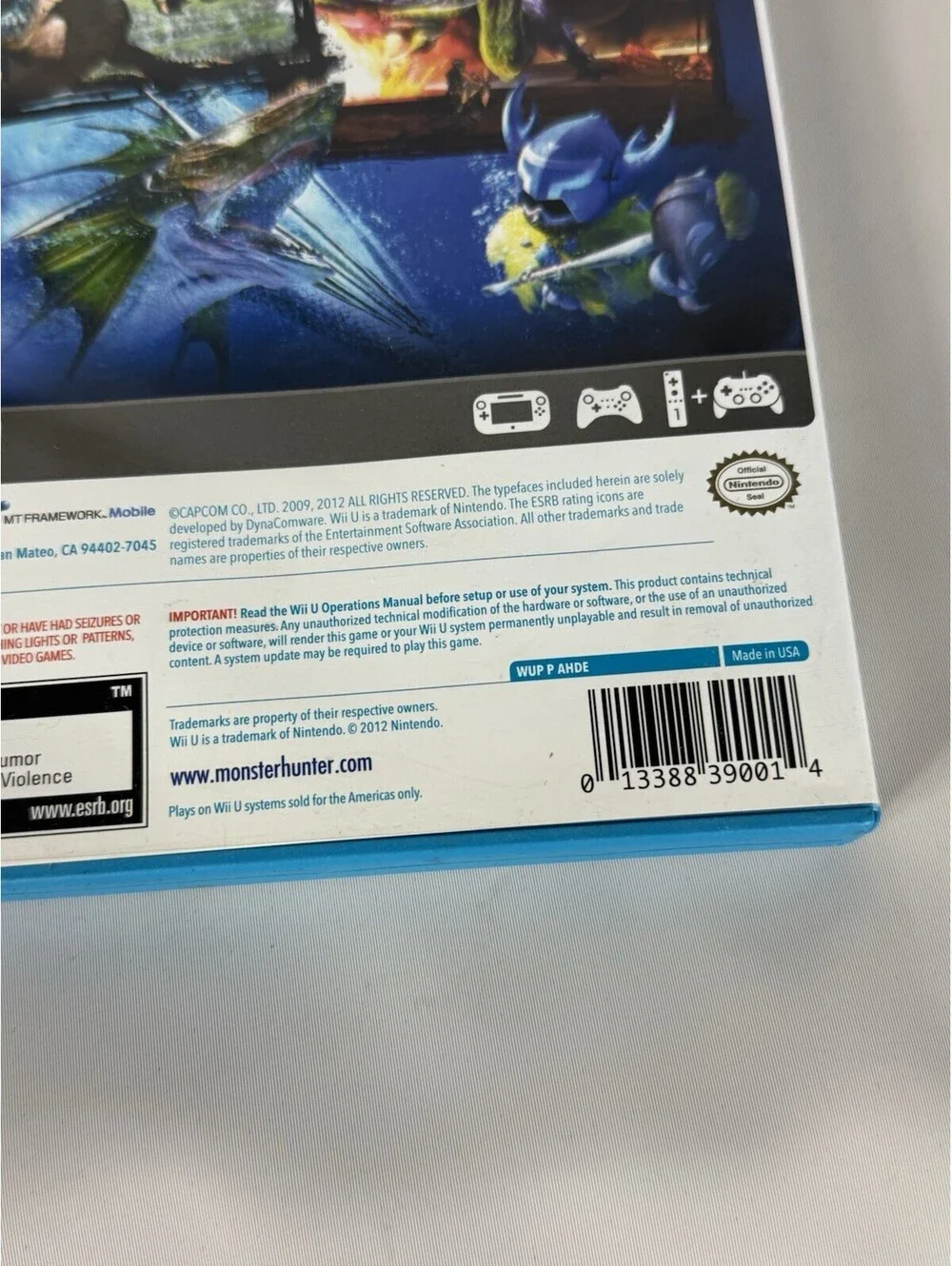 Monster Hunter 3 Ultimate (Nintendo Wii U, 2013) CIB Tested Working